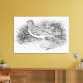 De veldleeuwerik canvas afdruk (Insitu (Woonkamer))