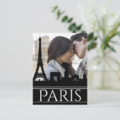 De Veldlijn van de Foto Parijs van de douane met d Briefkaart (Staand voorkant)