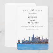 De Veldline van Chicago vlak sparen de Kaart van d (Voorkant / Achterkant)