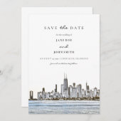 De Veldline van Chicago vlak sparen de Kaart van d (Voorkant / Achterkant)