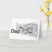 DE "VELE BETEKENINGEN" VAN HET WOORD "DAD" KAART (Gele Bloem)