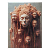 De vele gezichten binnen perfect poster (Voorkant)