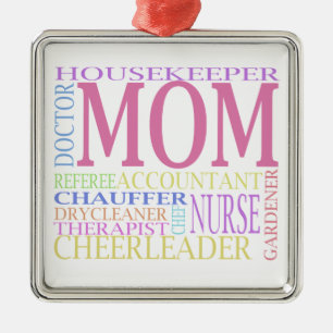 De vele gezichten van mama Ornament