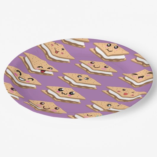 De vele gezichten van 's mores paper bord (Gekanteld)