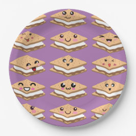 De vele gezichten van 's mores paper bord