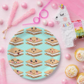 De vele gezichten van 's mores papieren bordje (Feest)