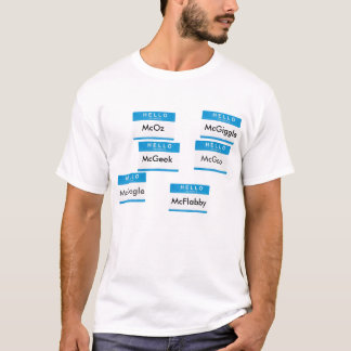 De vele gezichten van Tim McGee T-shirt