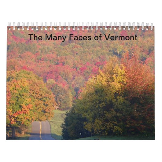 De vele gezichten van Vermont Kalender (Hoes)
