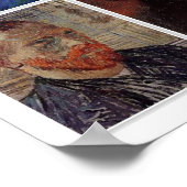 De vele gezichten van Vincent van Gogh Poster (Hoek)