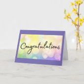 DE VELE MANIEREN OM TE ZEGGEN "JE HEBT HET GEDOEN" KAART (Gele Bloem)