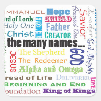 De vele namen... Stickers