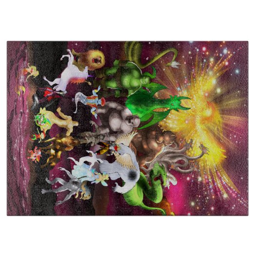 De vele prachtige creaties van P zijn voor Phoenix Snijplank (Voorkant)