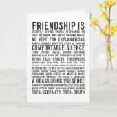 DE VELE REDENEN ** WE ZIJN BESTE VRIENDEN ** VERJA KAART (Gele Bloem)