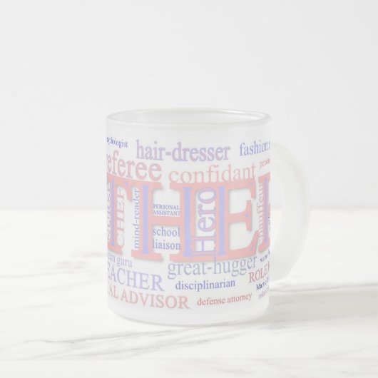 De vele rollen van een moeder - Mok (Voorkant rechts)