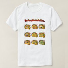 De vele stemmingen van een taco t-shirt