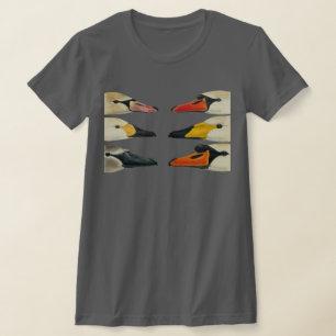 De vele Vogelgezichten van een Zwaan T-shirt