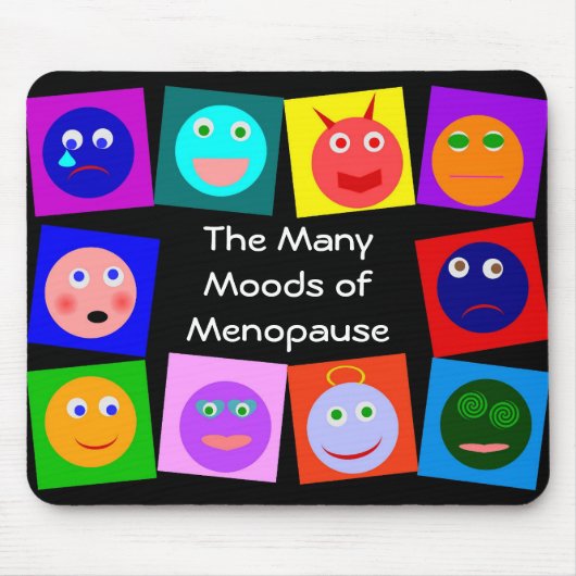 De vele vormen van menopauze muismat (Voorkant)