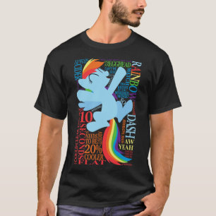 De vele woorden van Rainbow Dash vrienden T-shirt