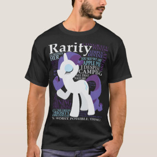 De vele woorden van Rarity meisje T-shirt