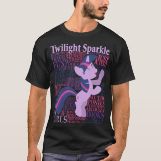 De vele woorden vanwilight Sparkle vintage T-shirt