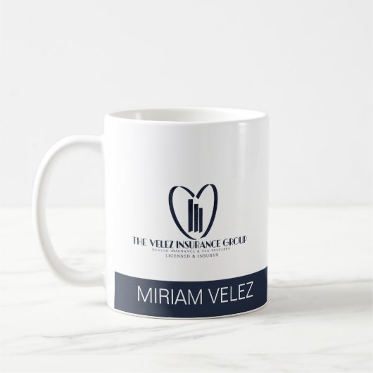 De Velez Verzekeringsgroep Koffiemok (Links)