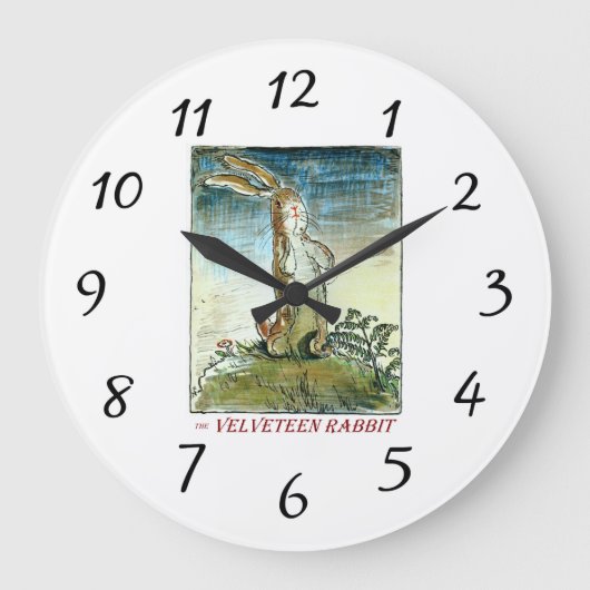 De Velveteen Rabbit Klok (Voorkant)