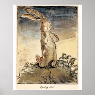 De Velveteen Rabbit , Lente Poster