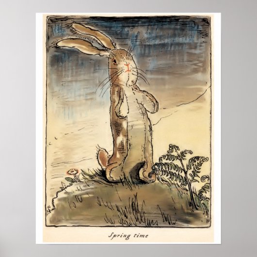 De Velveteen Rabbit , Lente Poster (Voorkant)