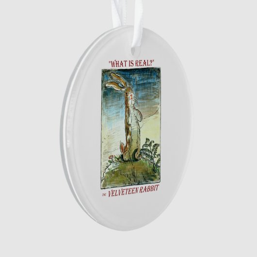 De Velveteen Rabbit Ornament (voorkant)