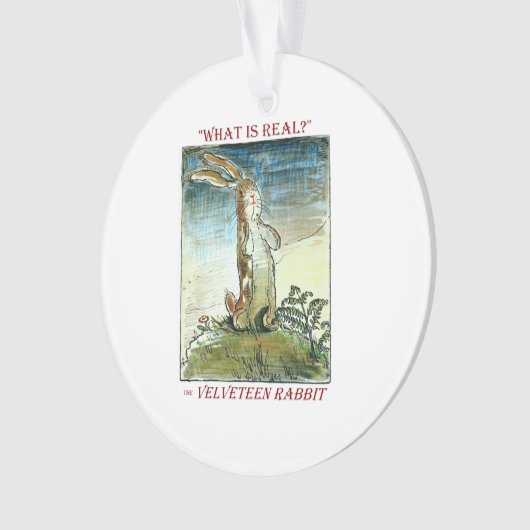 De Velveteen Rabbit Ornament (voorkant)