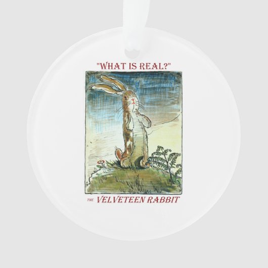 De Velveteen Rabbit Ornament (voorkant)