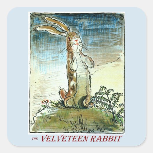 De Velveteen Rabbit Sticker (Voorkant)