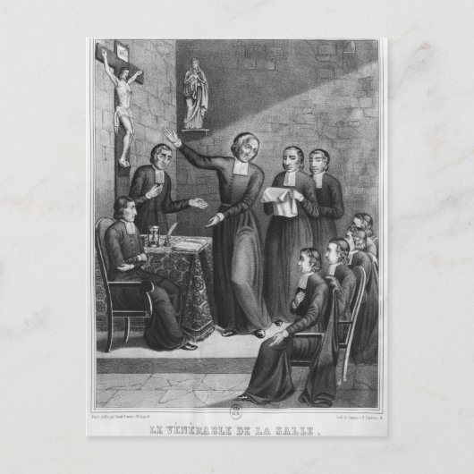 De Venerable Saint Jean-Baptiste de La Salle Briefkaart (Voorkant)