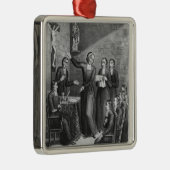 De Venerable Saint Jean-Baptiste de La Salle Metalen Ornament (Rechts)