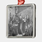 De Venerable Saint Jean-Baptiste de La Salle Metalen Ornament (Links)