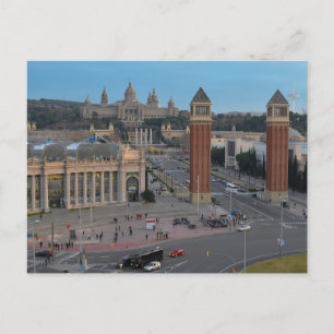 De Venetiaanse torens van Barcelona Briefkaart