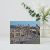 De Venetiaanse torens van Barcelona Briefkaart (Staand voorkant)