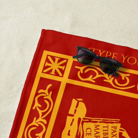 De Venetiaanse vlag Strandlaken (In situ)