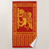 De Venetiaanse vlag Strandlaken (Voorkant)
