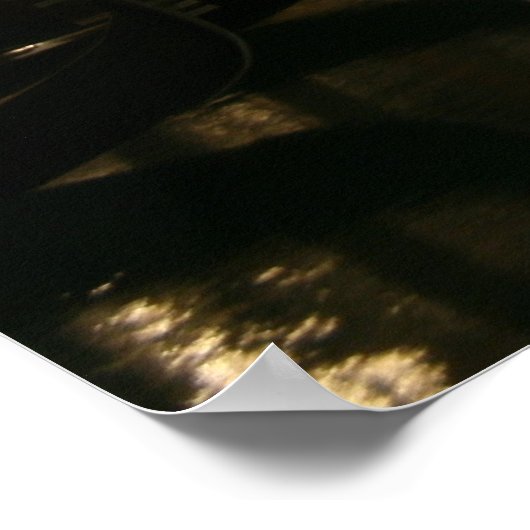 De Venetië na het donker Poster (Hoek)