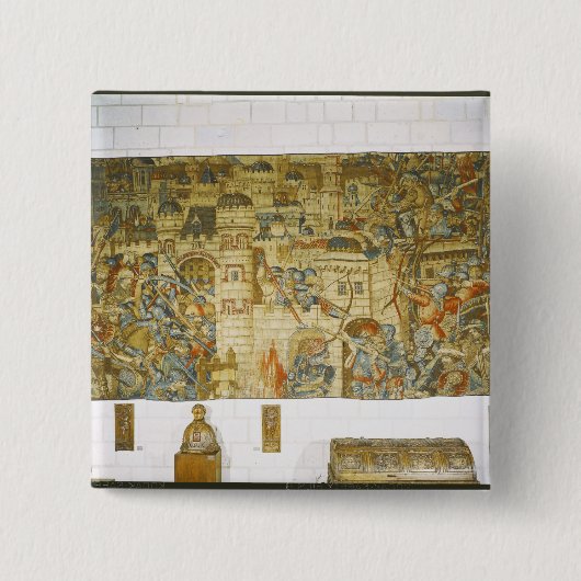 De Vengeance van Notre-Seigneur Vierkante Button 5,1 Cm (Voorkant)