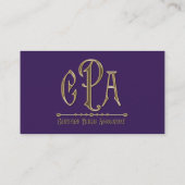 De Vennootschapsbelastingen van de Accountant van Visitekaartje (Achterkant)