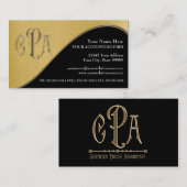 De Vennootschapsbelastingen van de Accountant van Visitekaartje (Voorkant / Achterkant)