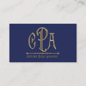 De Vennootschapsbelastingen van de Accountant van Visitekaartje (Achterkant)