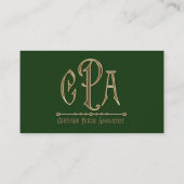 De Vennootschapsbelastingen van de Accountant van Visitekaartje (Achterkant)