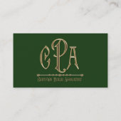 De Vennootschapsbelastingen van de Accountant van Visitekaartje (Achterkant)