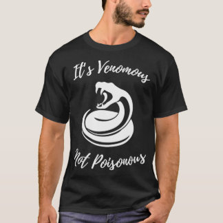 de venomeuze niet-giftige slang t-shirt