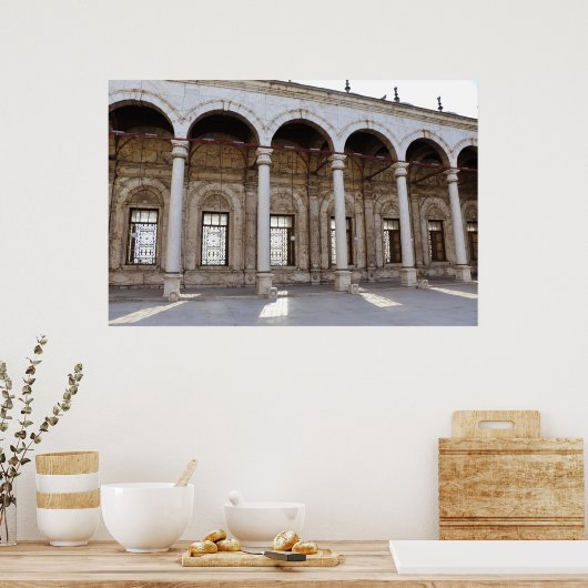 De Vensters van de moskee van Muhammad Ali Poster (Keuken)