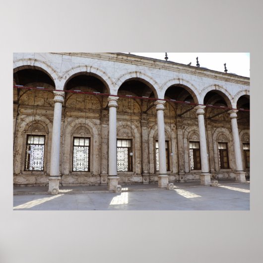 De Vensters van de moskee van Muhammad Ali Poster (Voorkant)