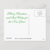 De venstersboom van de kathedraal feestdagenkaart (Achterkant)